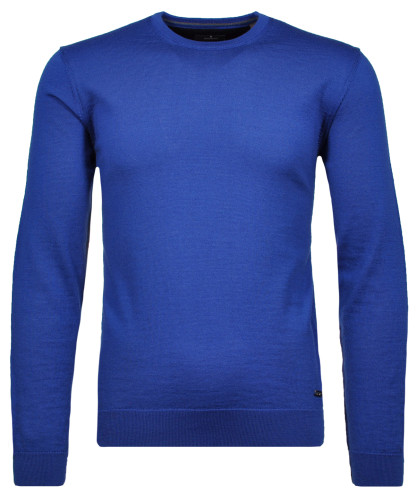 Sweater merino wool with round neck 