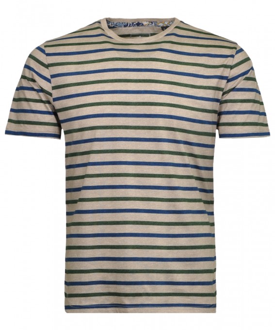 T-Shirt striped melange