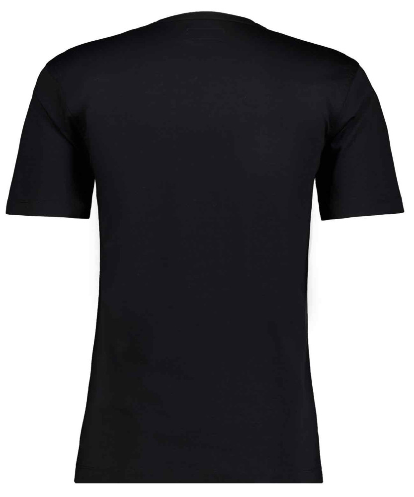 Mercerisiertes T-Shirt mit Rundhals