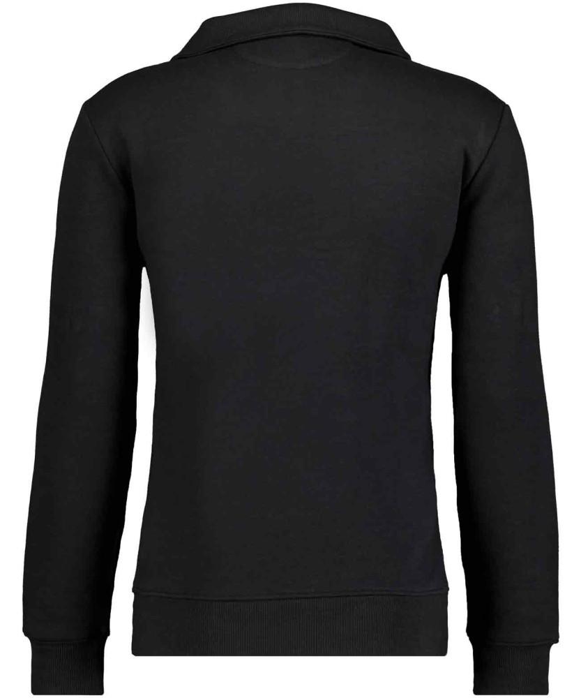 Sweatshirt mit Troyer-Kragen