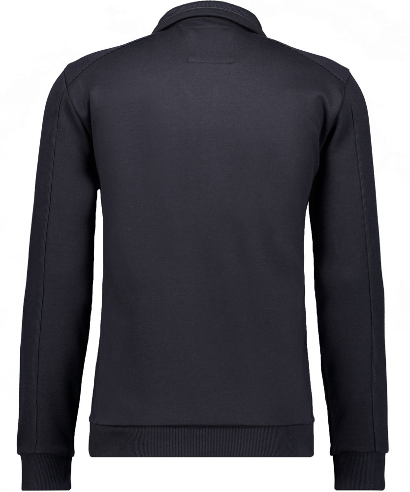 Sweat jacket with stand up collar