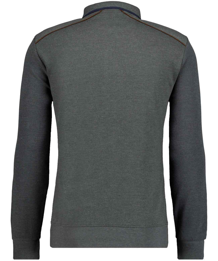 Polo-Sweater with zip