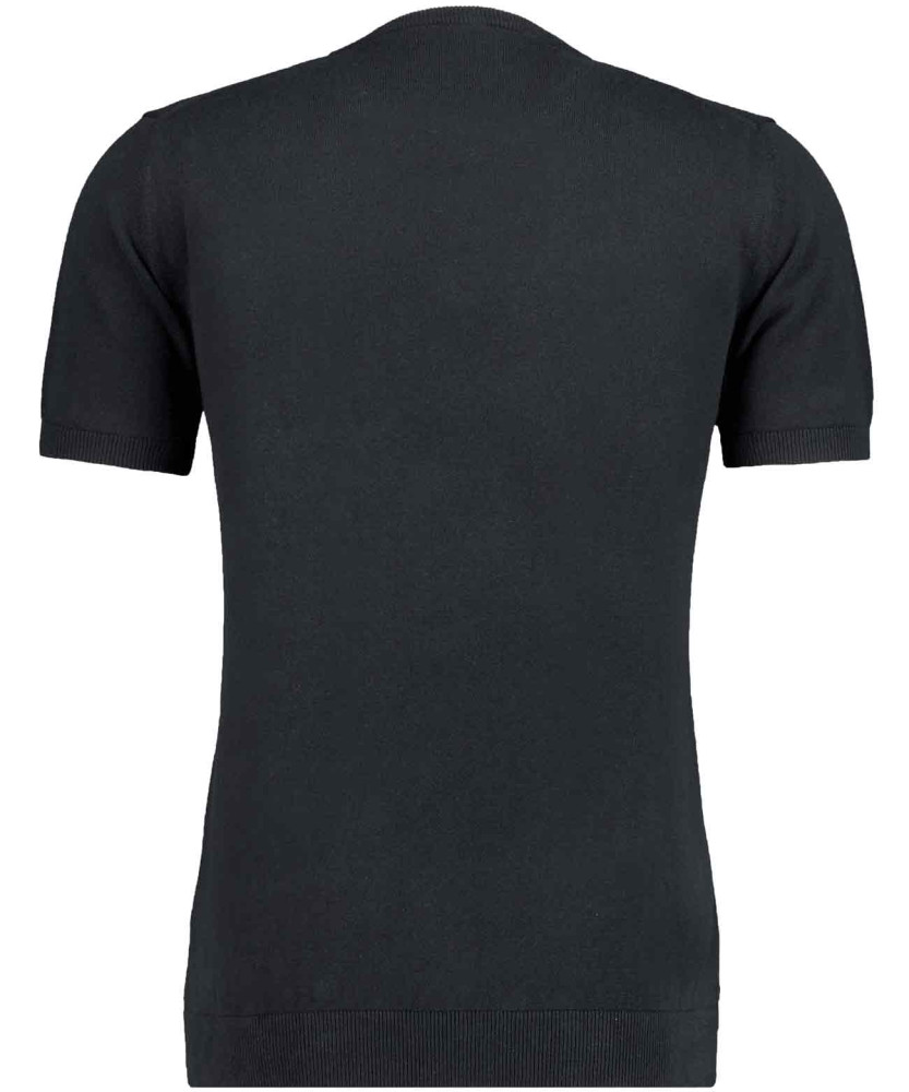 Knitted pullover short sleeve, round neck