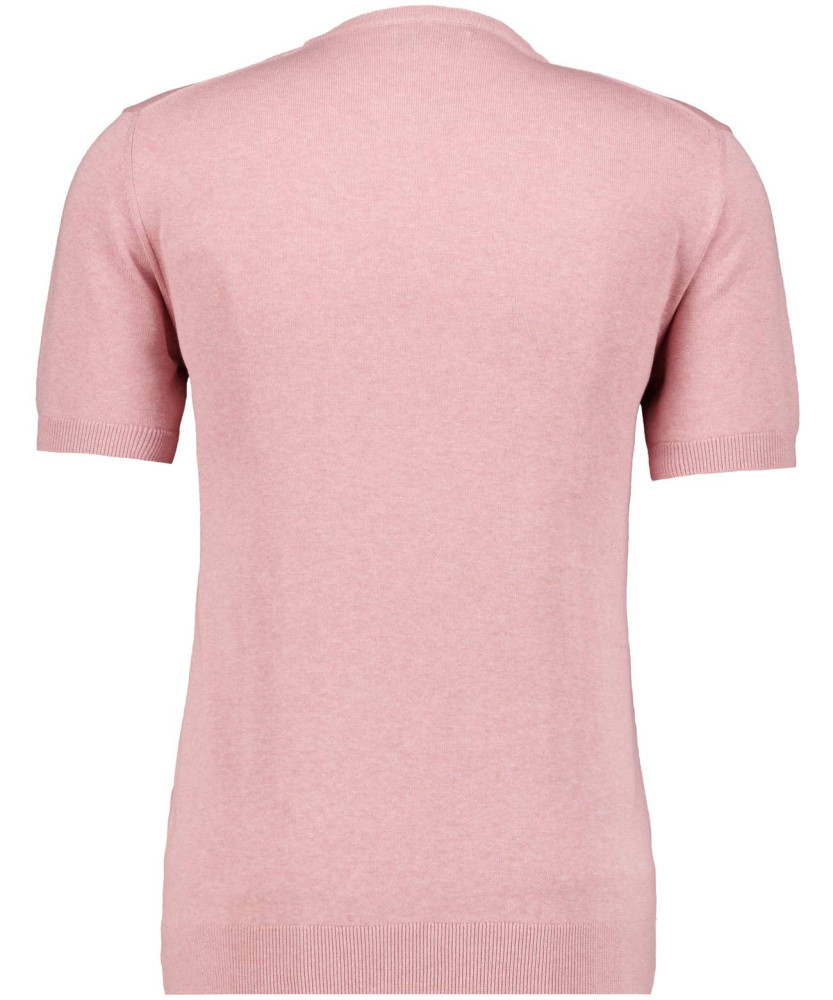 Knitted pullover short sleeve, round neck