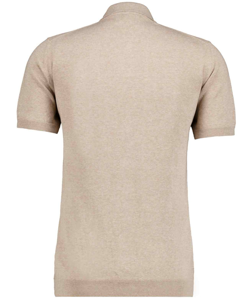 Cardigan with polo collar