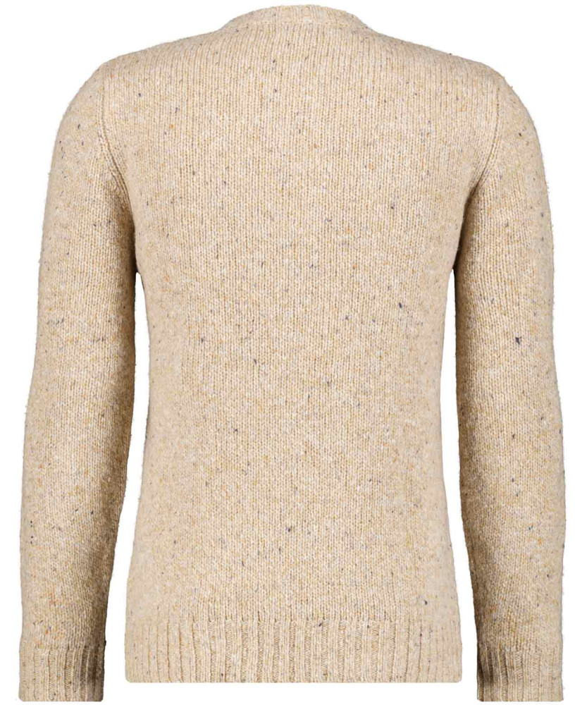 Strickpullover Rundhals, Bicolour