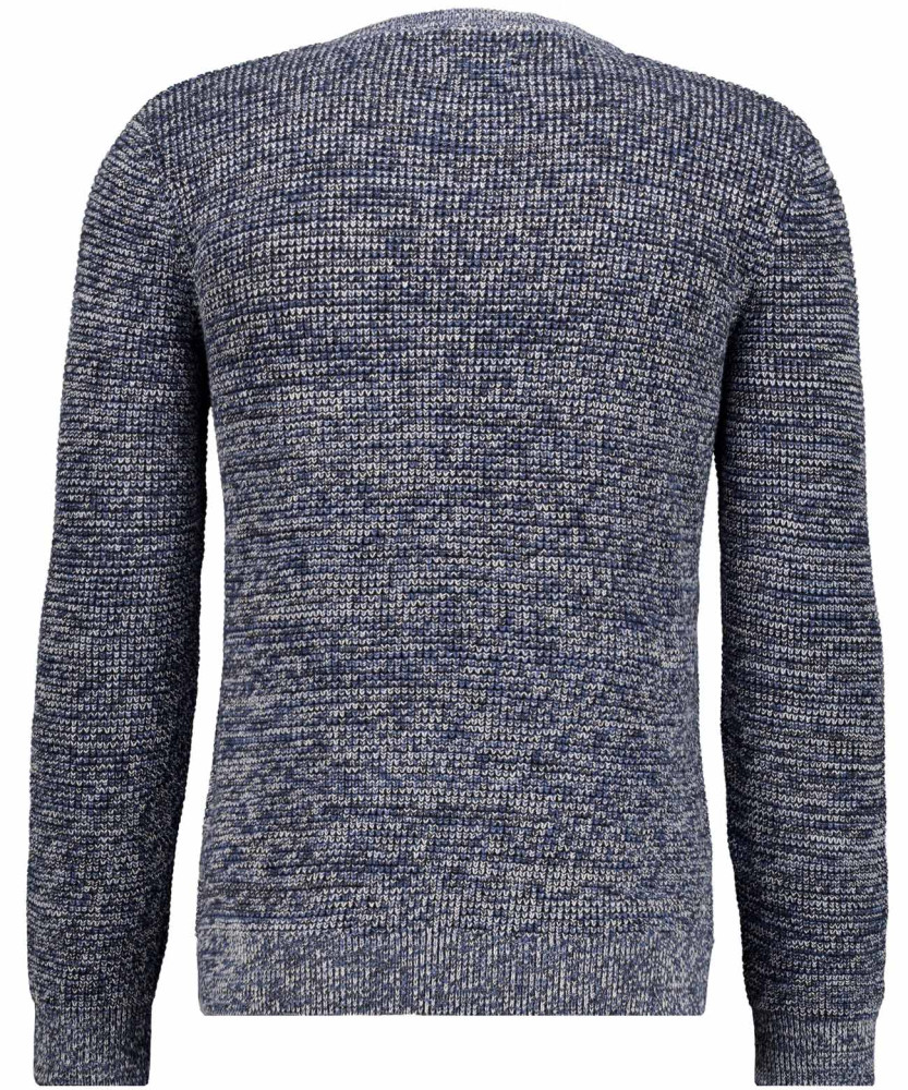 Strickpullover mit Rundhals, Tweed