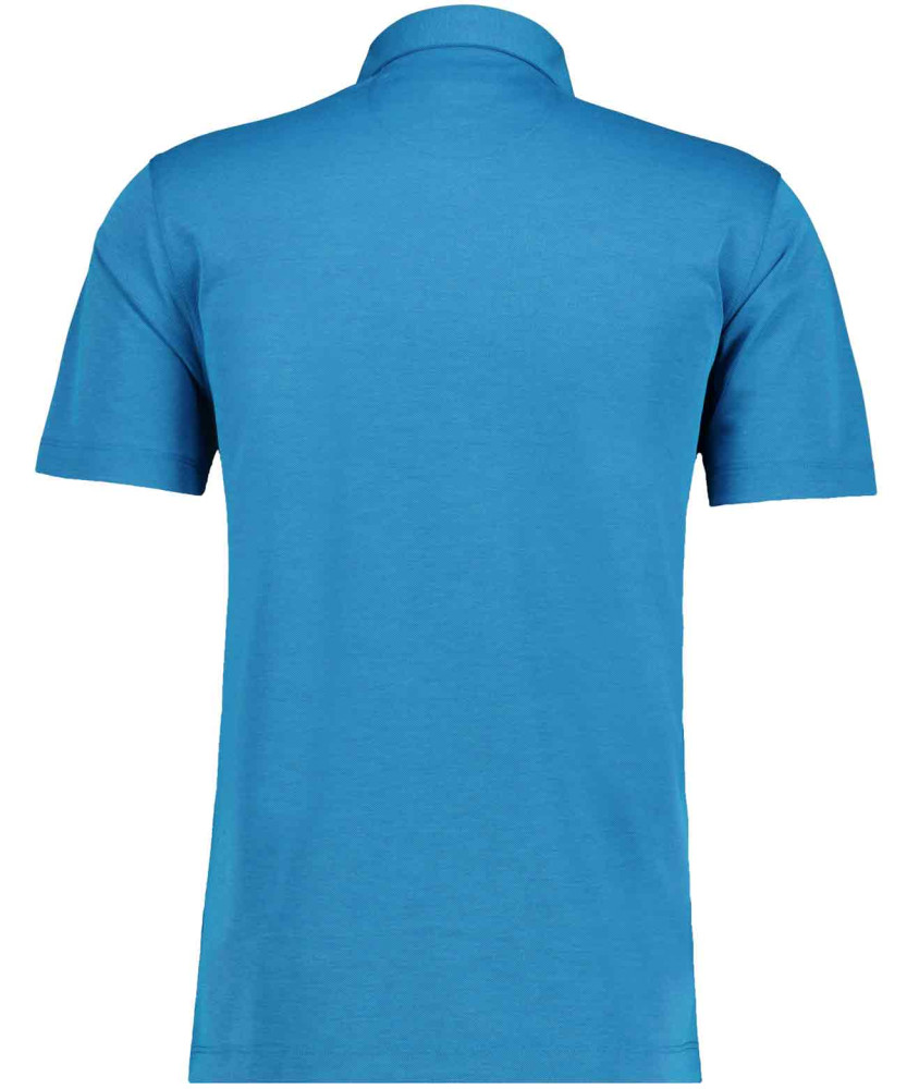 Softknit-Poloshirt uni mit Brusttasche