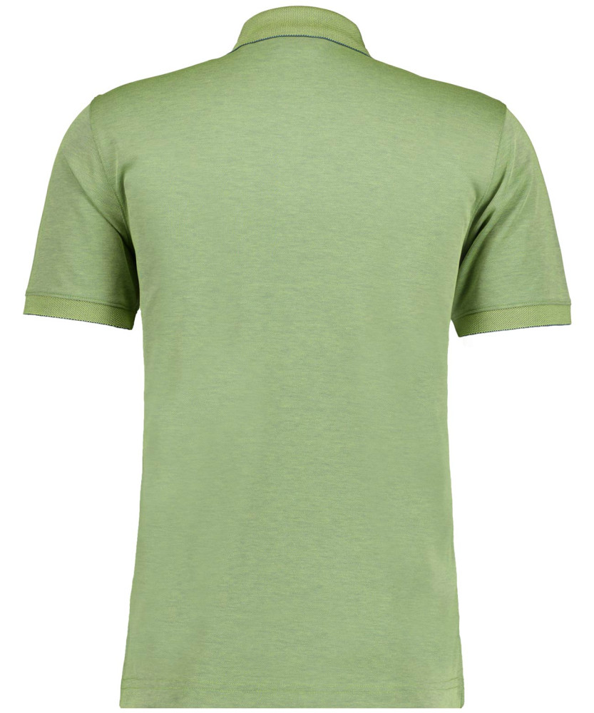 Poloshirt softknit with chest pocket, short sleeve