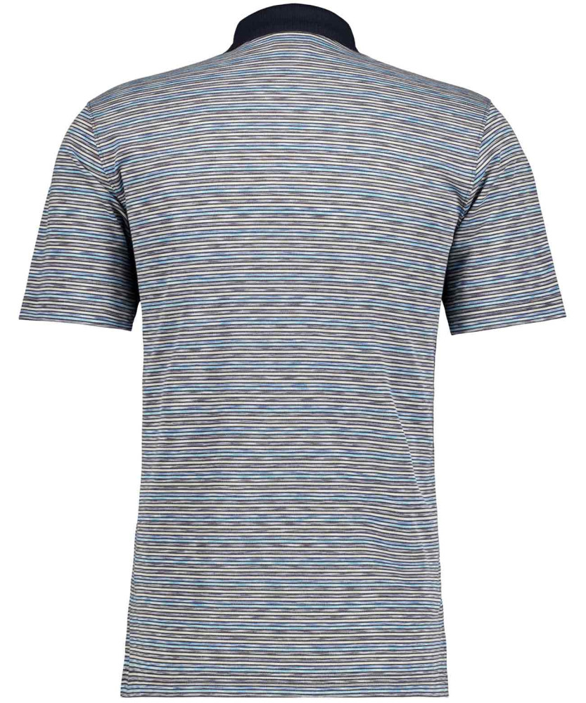 Softknit-Polo gestreift, kurzarm