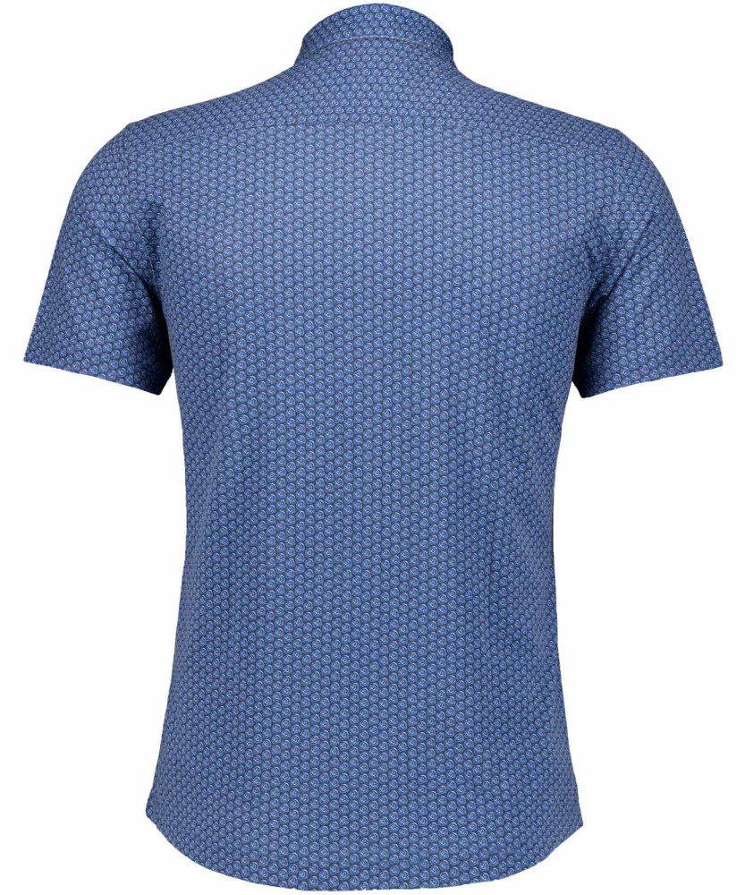 Softknit shirt with print, short sleeve