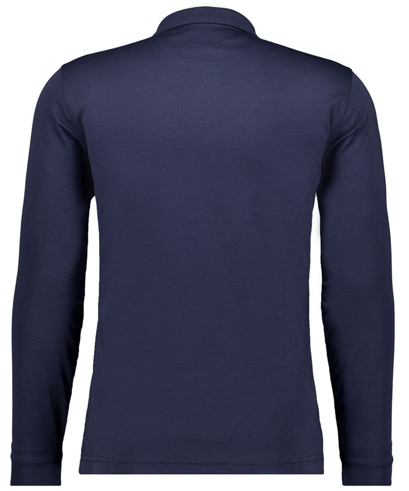 Softknit-Poloshirt modern fit, long sleeve