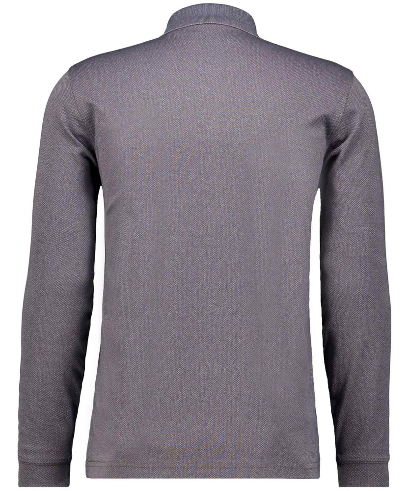 Softknit-Poloshirt "Fishnet", Langarm