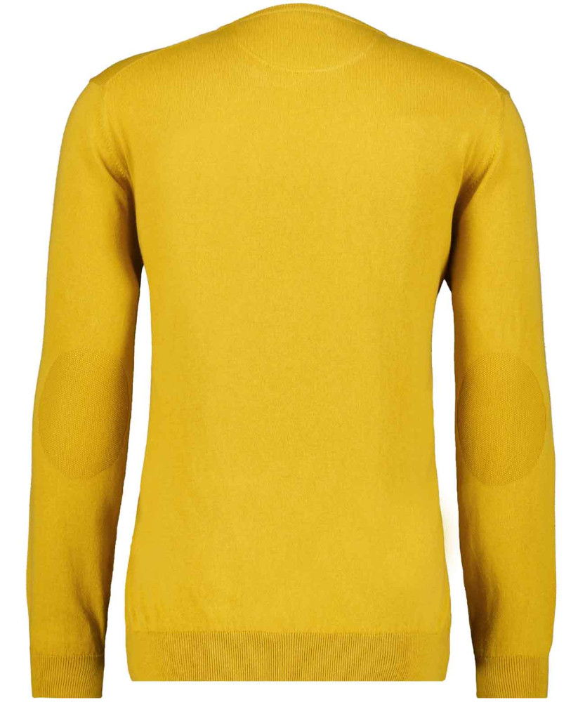 Strickpullover Rundhals, Baumwolle/Kaschmir