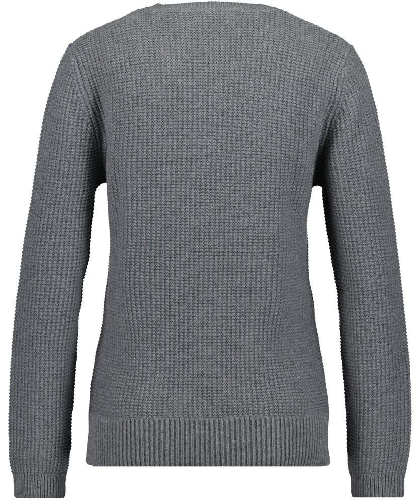 Strickpullover uni, Rundhals