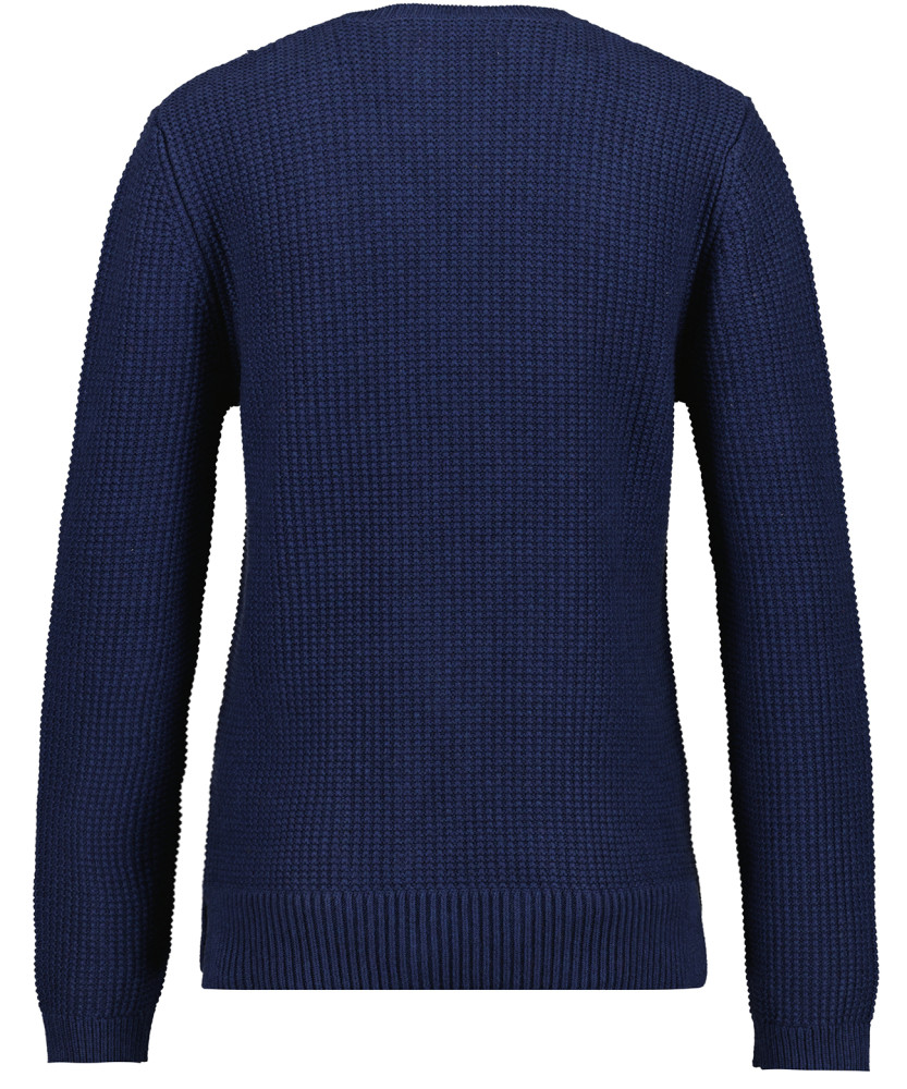 Strickpullover uni, Rundhals