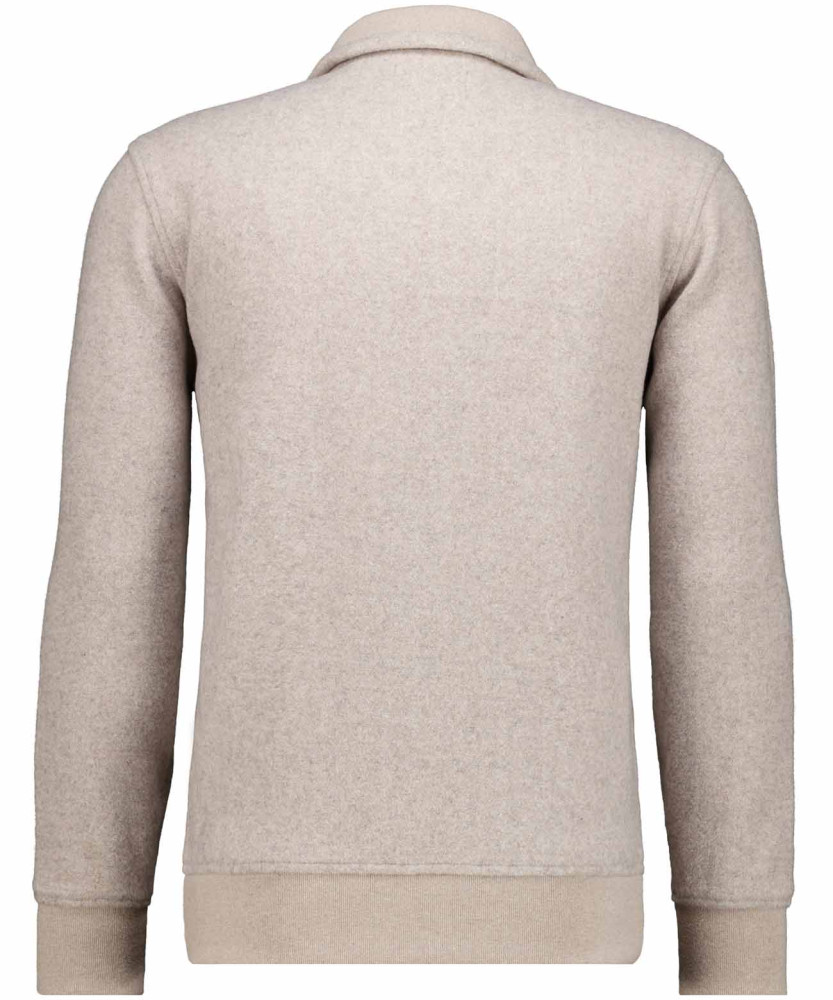 Cardigan mit Stehkragen, "Boiled wool"
