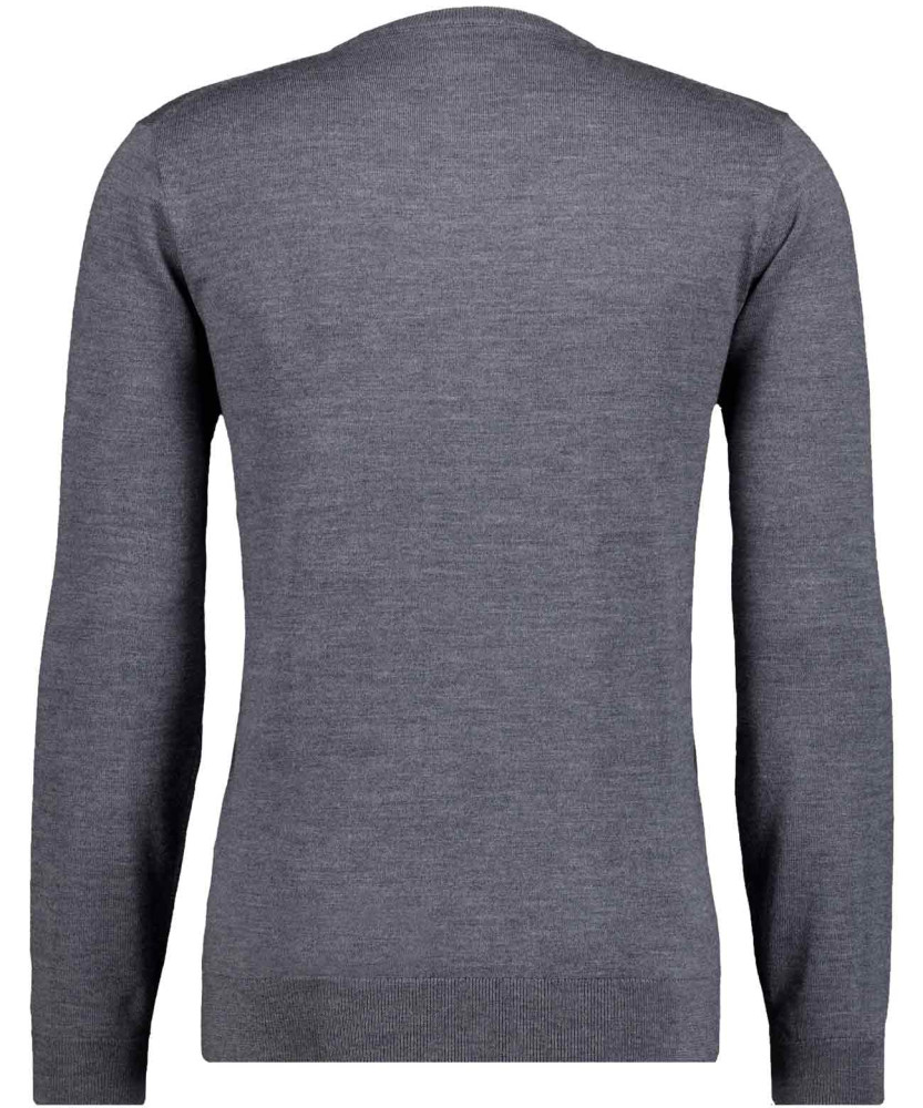 Knitted sweater merino wool, round neck