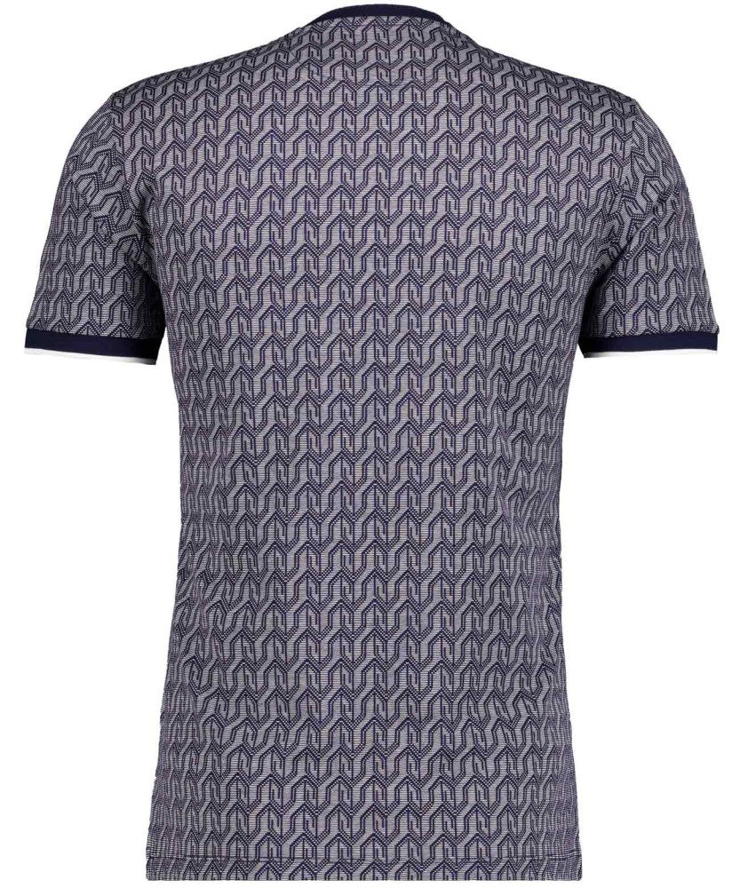 T-Shirt Jacquard, mercerisierte Baumwolle
