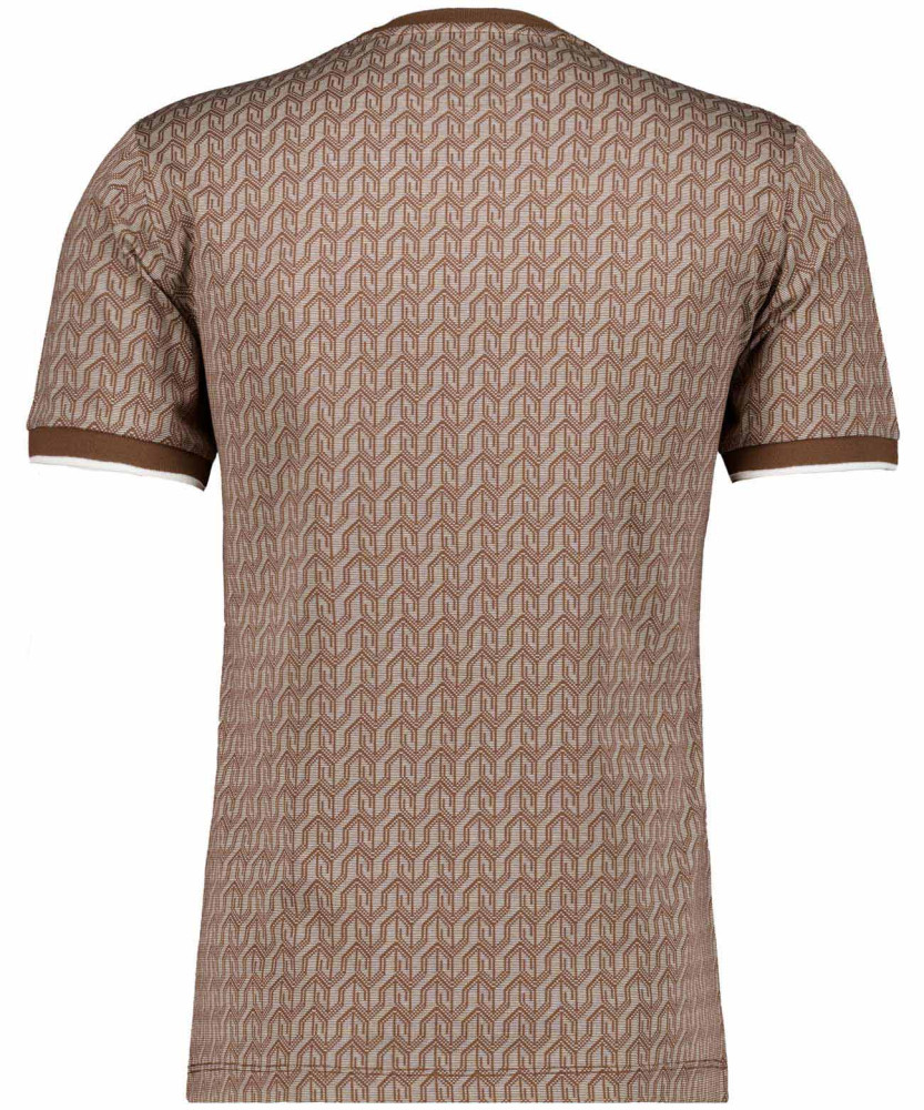 T-Shirt Jacquard, mercerisierte Baumwolle