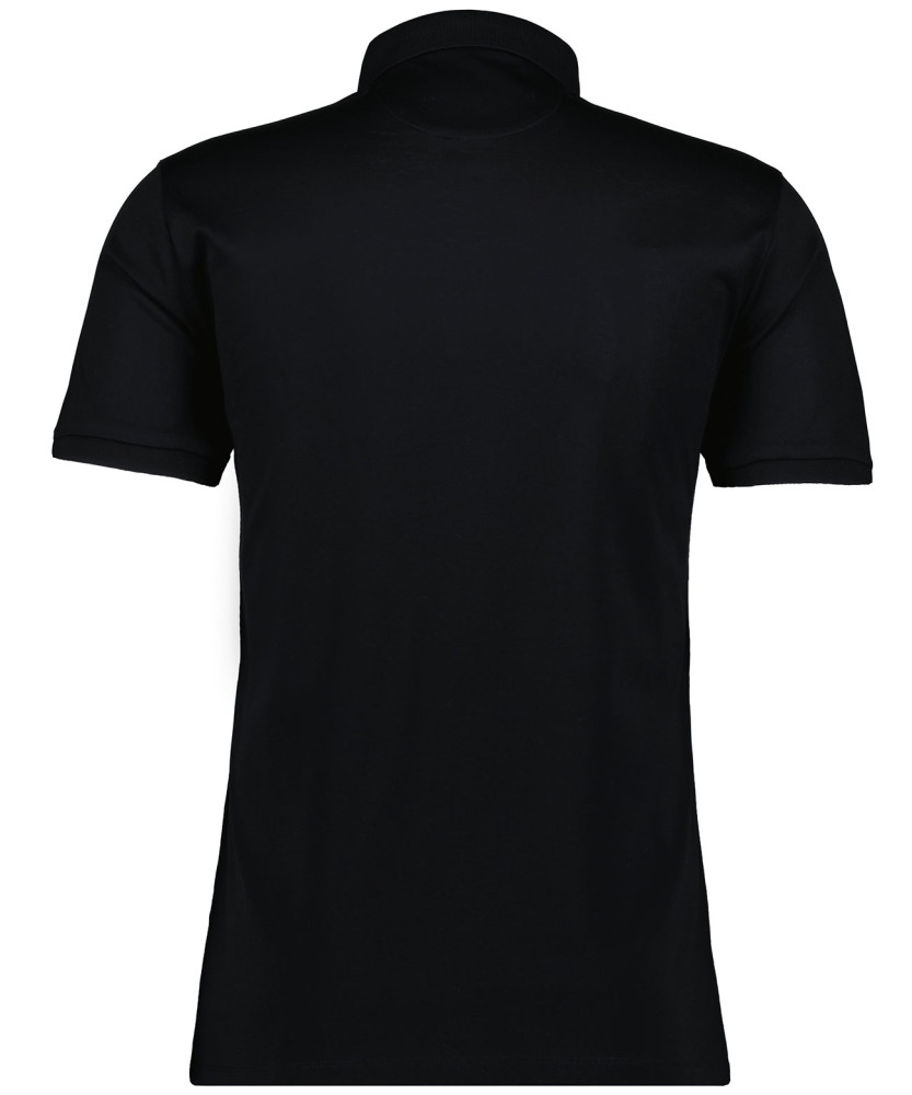 Mercerisiertes Poloshirt uni