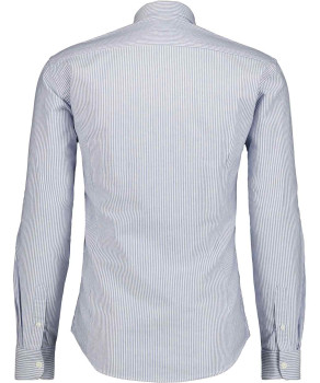 Shirt with concealed button-down