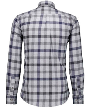 Karo-Hemd Ceramica, Button-down-Kragen