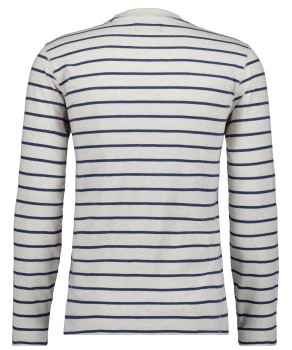 Shirt with stripes, long sleeve
