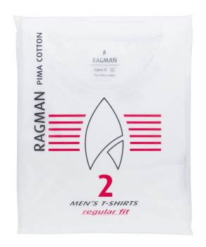 RAGMAN Doppelpack - 2 T-Shirts mit Rundhals