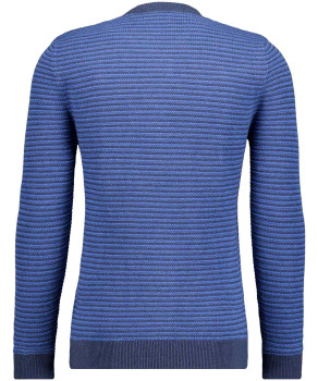 Knitted pullover with stripes