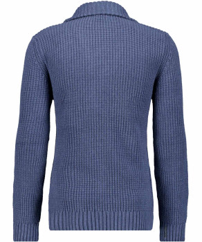 LONG & TALL Knitted sweater with troyer collar