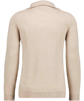 Strickpullover mit Troyer-Kragen