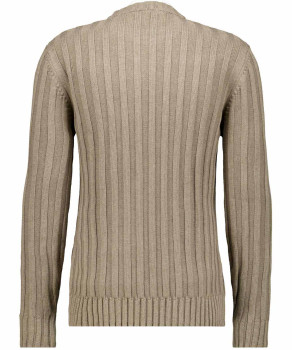 Knitted sweater round neck