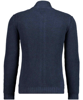 Strickjacke mit Baseballkragen 