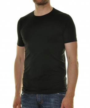 2 roundneck T-shirt doublepack slimfit