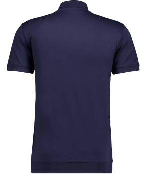 T-Shirt with stand up collar and waistbankd