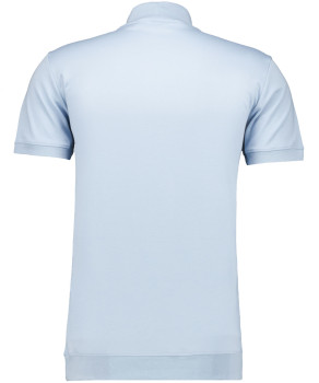 T-Shirt with stand up collar and waistbankd
