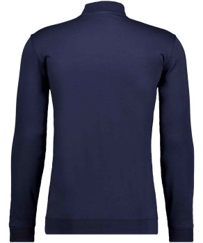 Pima-Shirt mit Bund, Langarm