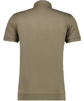 LONG & TALL PIMA Polo with waist rib 
