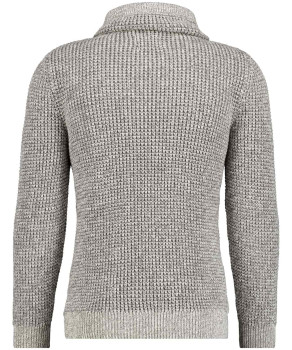 Strick-Pullover mit Maseltov-Kragen