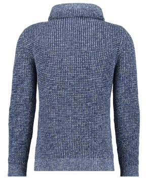 Strick-Pullover mit speziellem Kragen