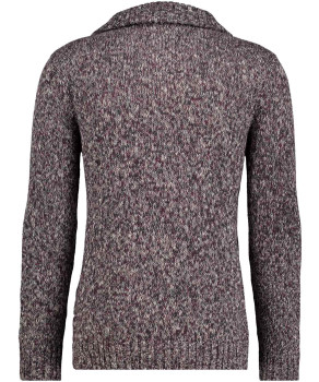 Strickpullover mit Troyer-Kragen