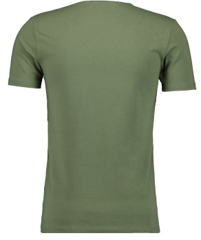 T-shirt V-neck solid, body fit