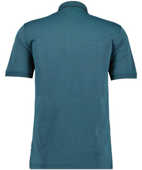 Poloshirt softknit with chest pocket, short sleeve