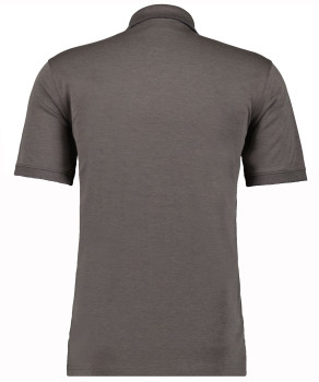 Softknit-Polo mit Brusttasche, kurzarm