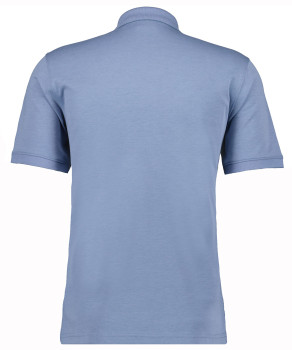 LONG & TALL Softknit-Poloshirt mit Brusttasche, Kurzarm