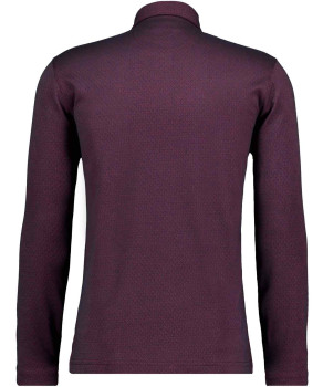 Softknit-Poloshirt Jacquard, Velvet Touch