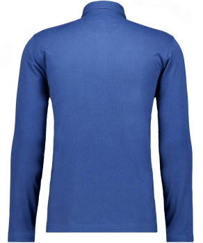 Softknit polo Jacquard, velvet touch