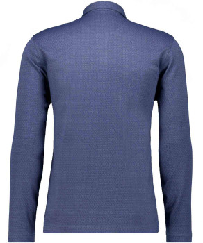 Softknit polo Jacquard, velvet touch