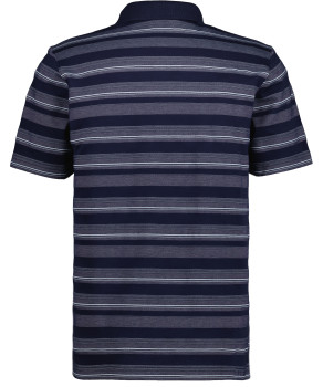 Jersey Softknit-Poloshirt gestreift